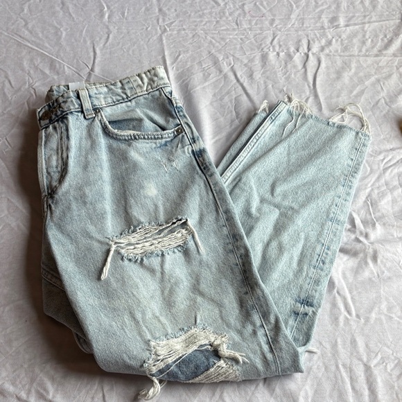 1822 Denim Ripped Light Blue Jeans - Picture 16 of 16